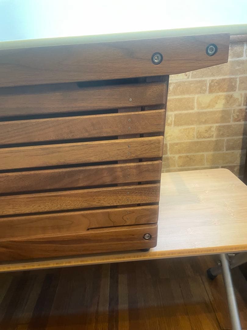 最終お値下げ♪IKIKI シェルフコンテナMウォルナット