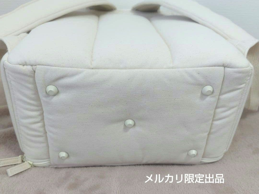 本日価格　ba&ttang　バエンタン リュックキャリー　アイボリー　S　中古品