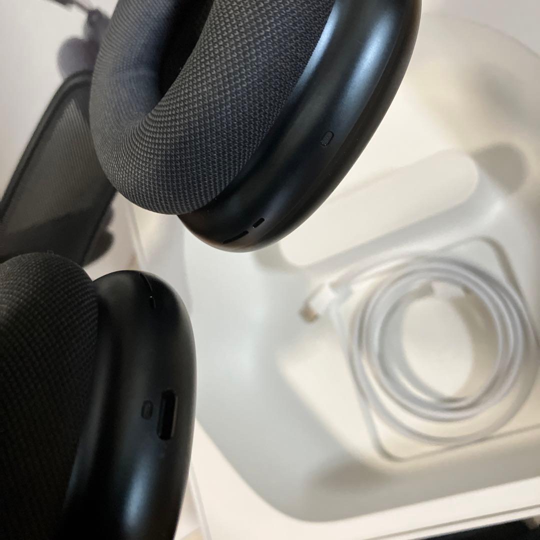 保証あり　AirPodsMax ミッドナイト 第二世代 type-C カバー付き