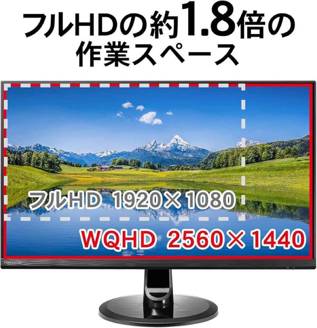 I-O DATA EX-LDQ241DB 23.8インチ WQHD モニター