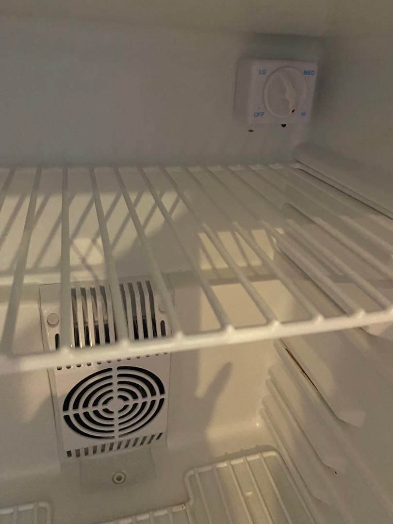 冷蔵庫 小型 48L ペルチェ方式 1ドア 右開き ブラック　美品