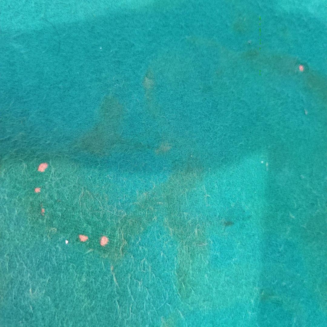 オレンジ色の木製こたつ　昭和レトロ