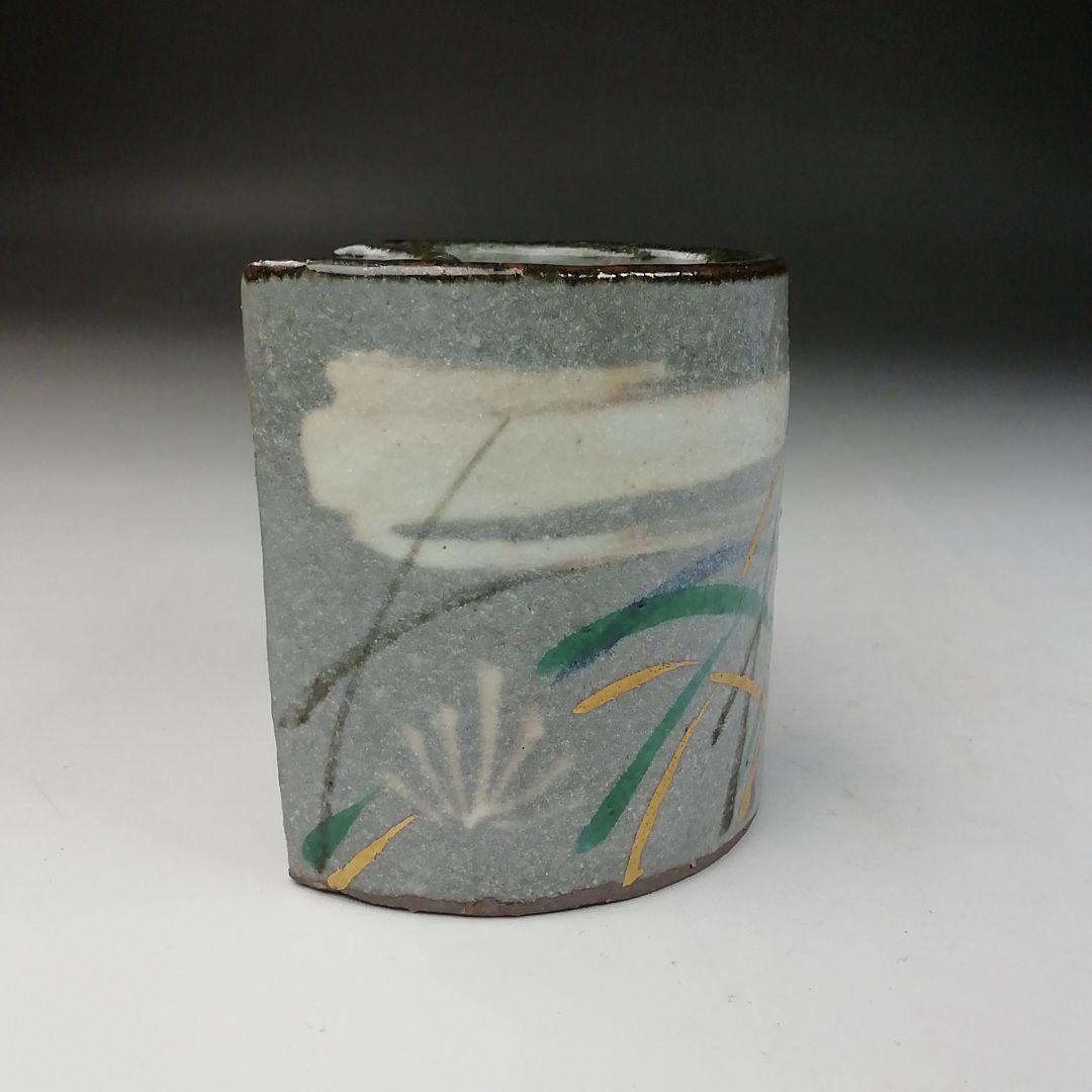 Ｔ７５３　蓋置　『乾山　武蔵野』『加藤喜一』　共箱　茶道具