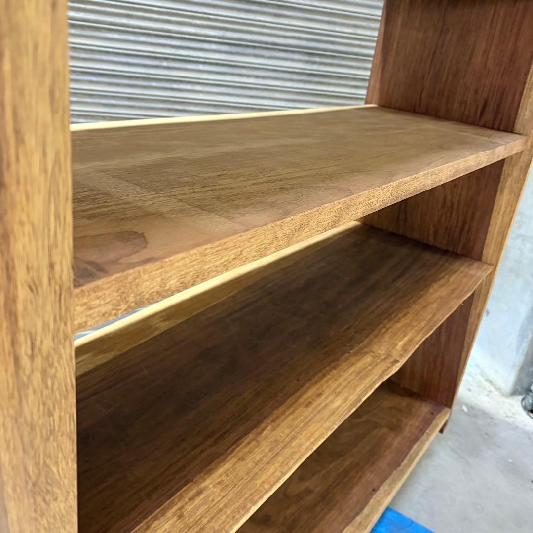 【福岡】ブビンガ Bubinga アフリカ産 本棚 アンティーク