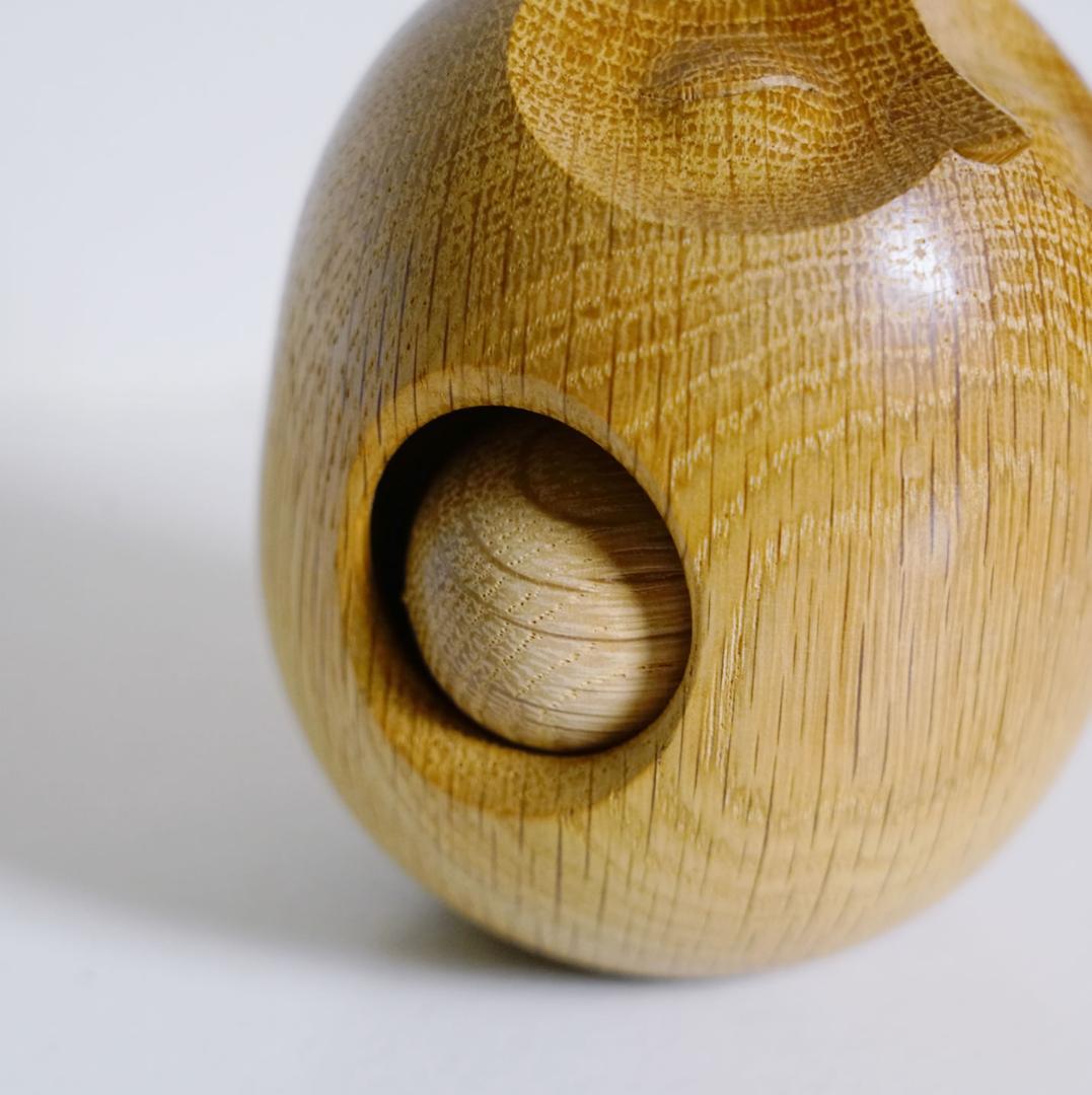 ＜希少＞HISA CRAFT　太田久幸　木の仲間たち　子持ちフクロウ