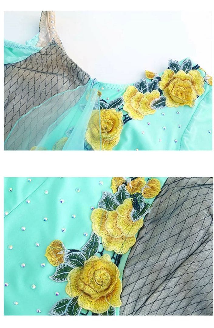 社交ダンス　デモ用ドレス　モダンドレス　新品試着のみ