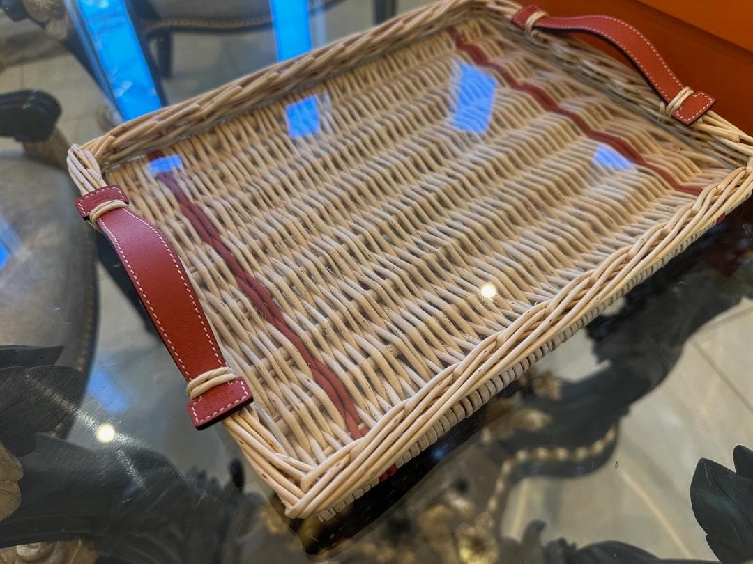 ◆エルメス HERMES レクタンギュラートレー＜オズレ＞ 定価23.1万円◆