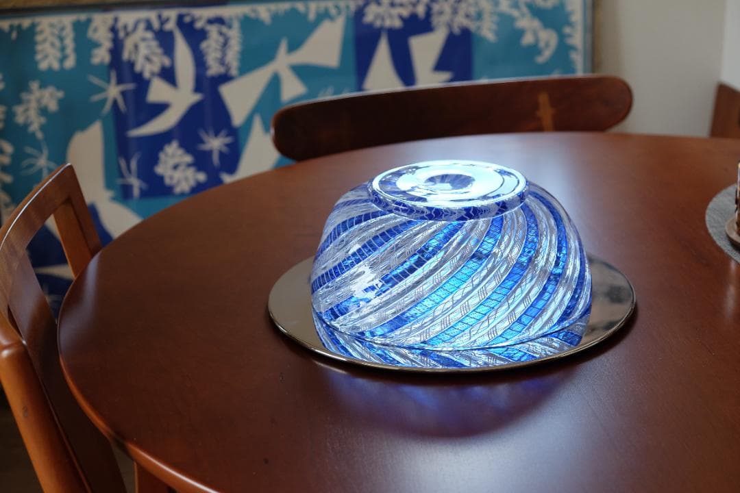 ベネチアンガラス レースガラス 検/舩木倭帆/藤田喬平/倉敷ガラス/ワイングラス