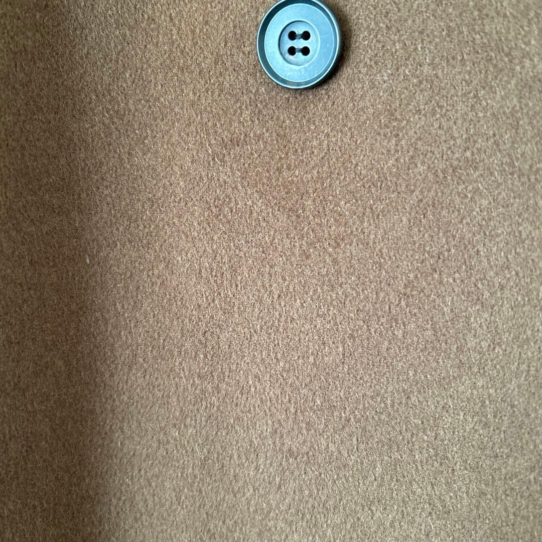 ジャーナルスタンダード　スーパー140ビーバーダブルロングコート　ブラウン