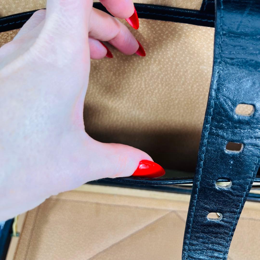 Bally バリー　レザー アタッシュケース　ヴィンテージ　ブラック