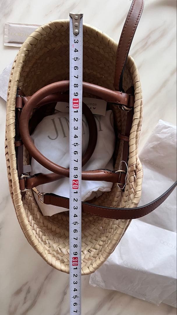 値下げ‼️JIMMY CHOO かごバッグ トートバッグ 2 way