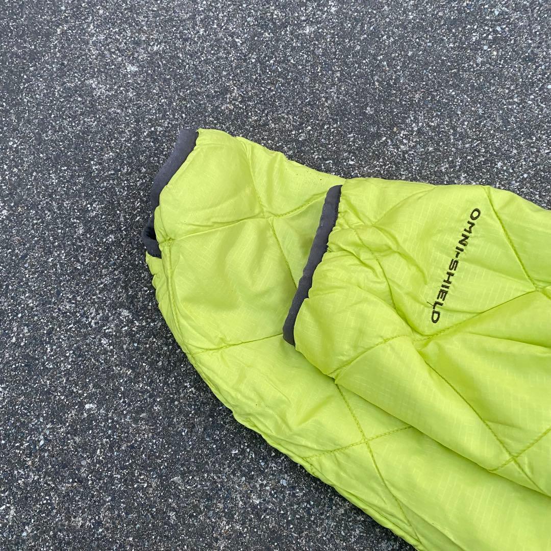 00s Columbia 短丈 リバーシブル ダウンジャケット y2k テック系