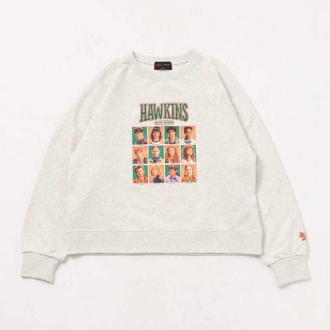 ストレンジャーシングス ニコアンド アソートスウェットプルオーバーオートミールM