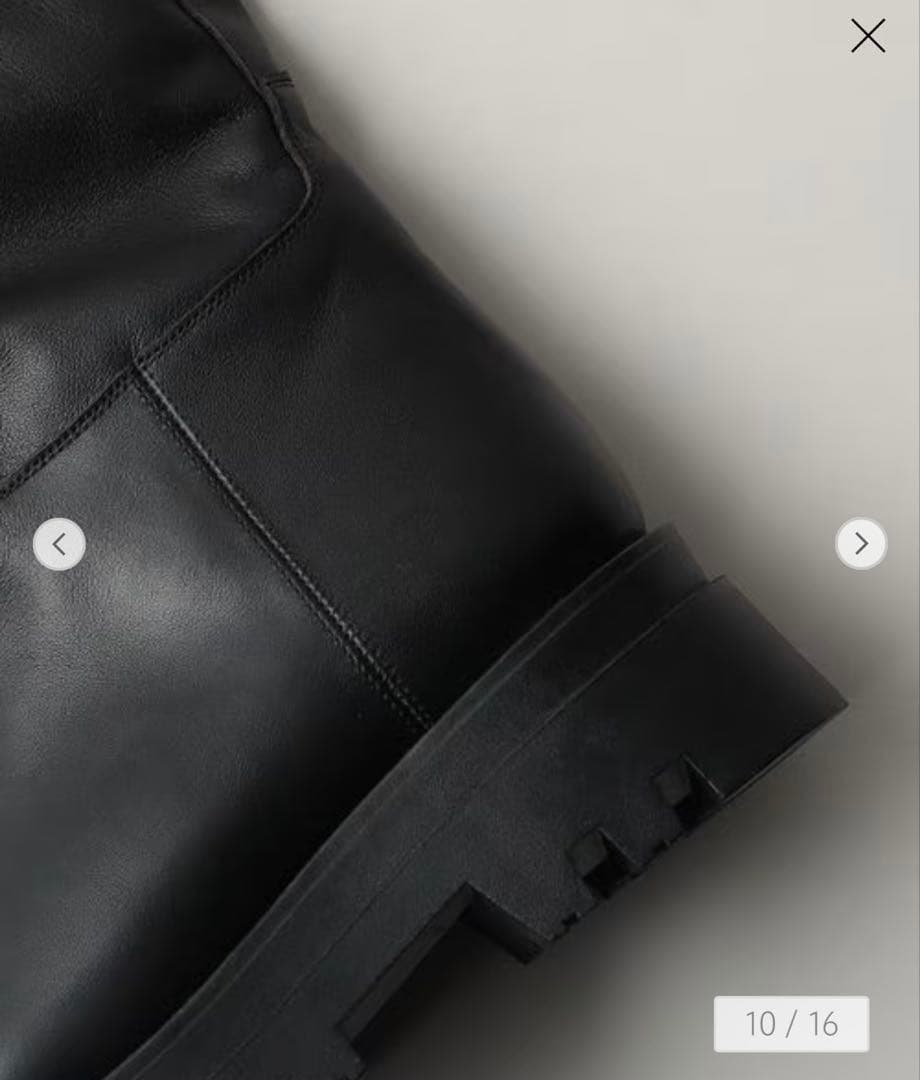 大幅お値下げ【新品】REMME 本革 レザー ニーハイブーツ 37