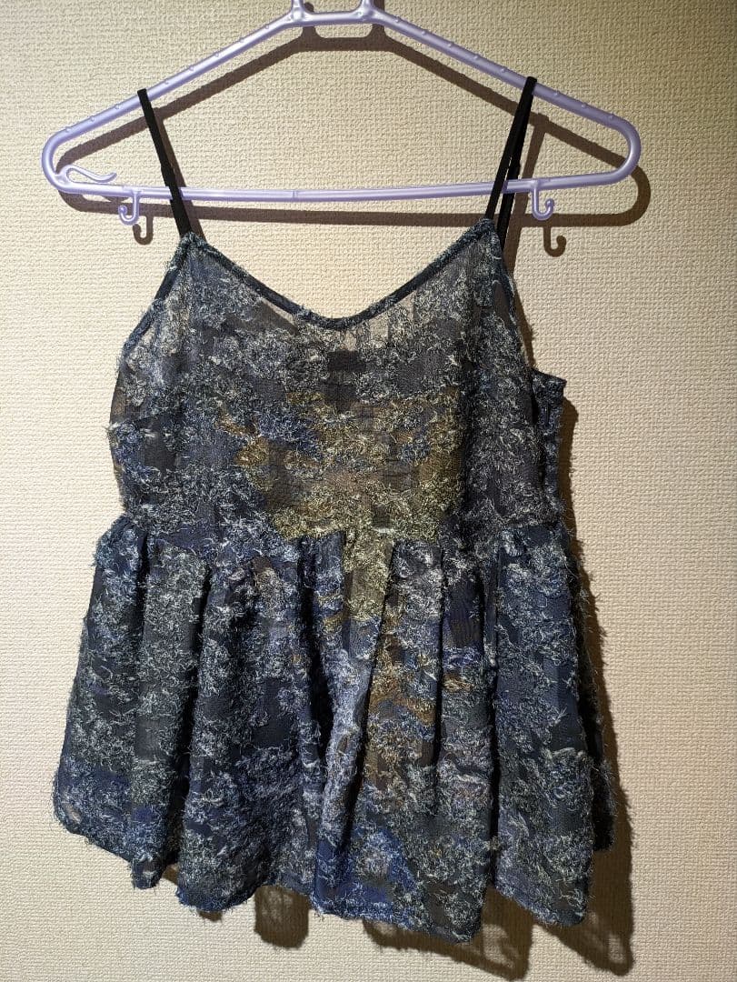 トップス AMERI MEDI RACHEL FLUFFY ART CAMISOLE S