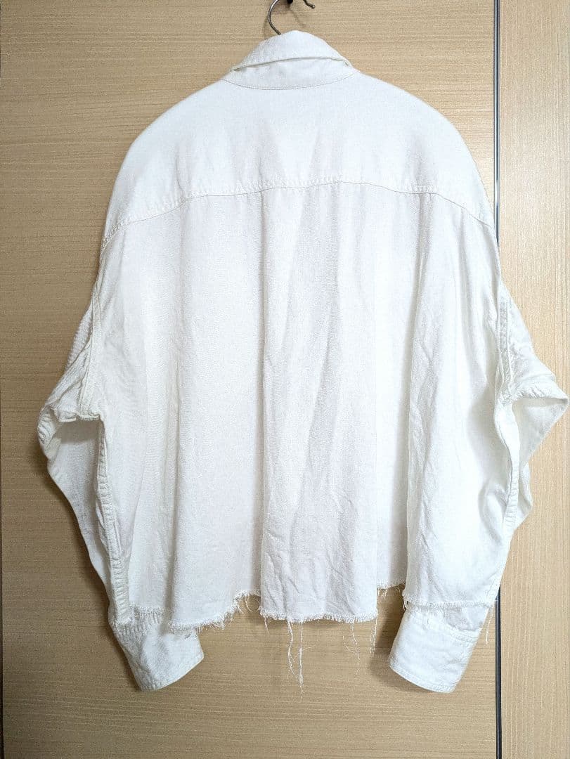 ウィムガゼット テンセル™繊維使用シャツ　白　ホワイト　フリーサイズ