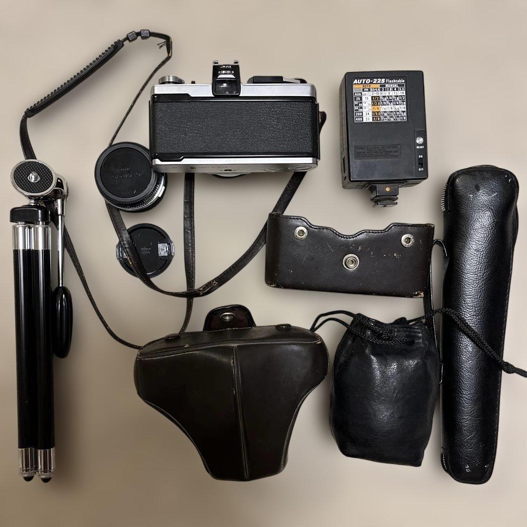 OLYMPUS OM-1 予備レンズ等　多数おまけ付き「動作未確認」