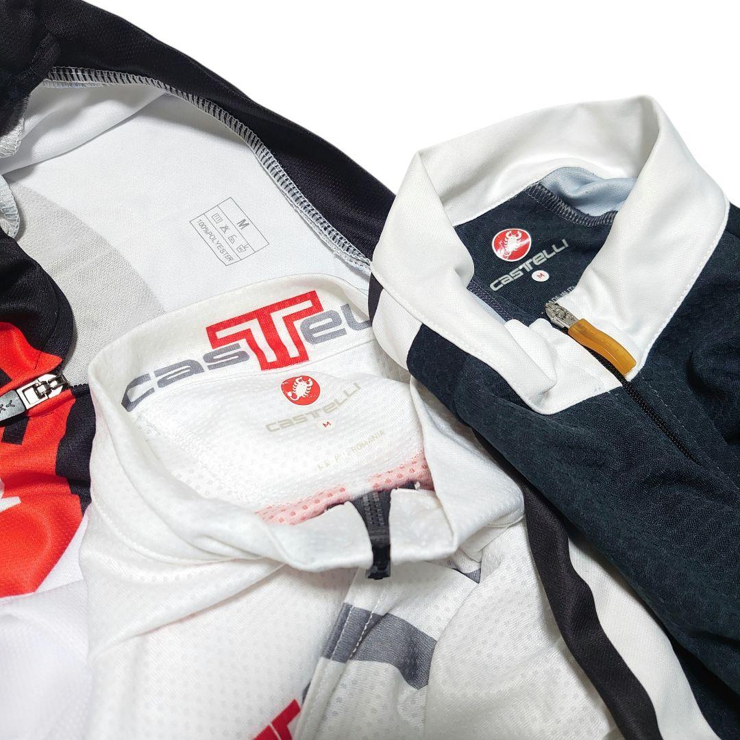 CASTELLI メンズ 長袖 半袖 サイクルジャージ セット