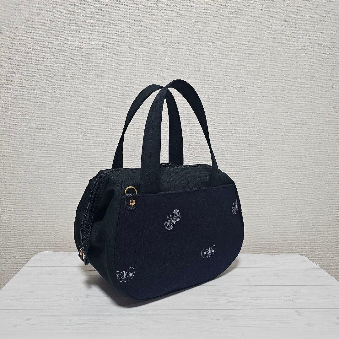 s.ぽってりボストンL シンフォニー ネイビー ミナペルホネン 訳あり品