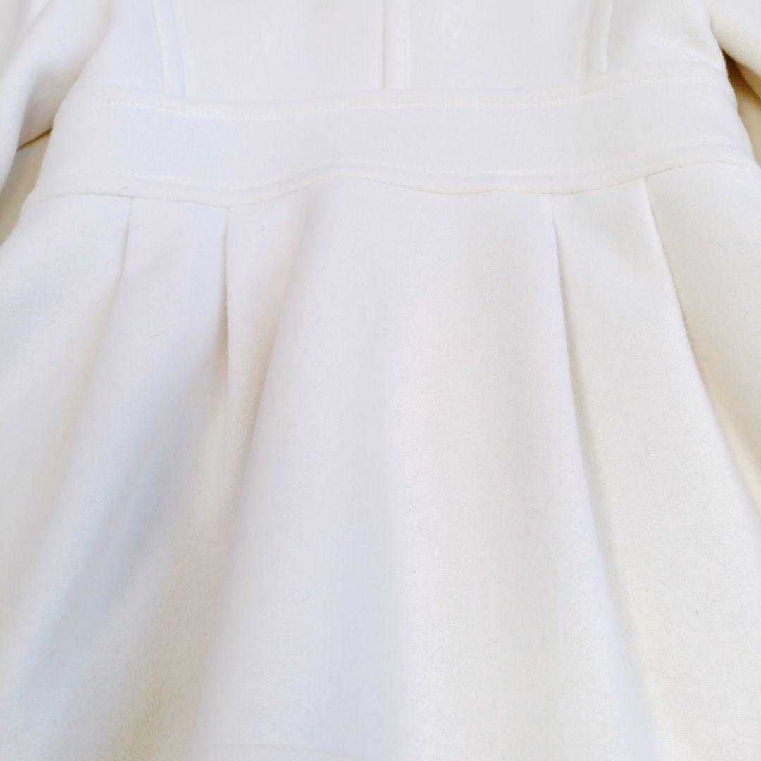 バーバリーブルーレーベル　アンゴラ ウールコート　フレア　バルーンスリーブ　38