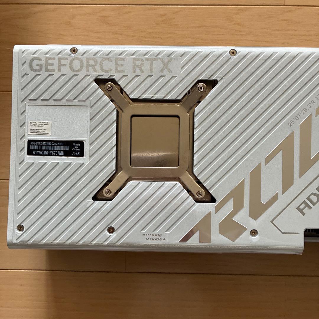 ASUS ROG RTX 4090 ヒートシンク　ファン　バックプレート　LED