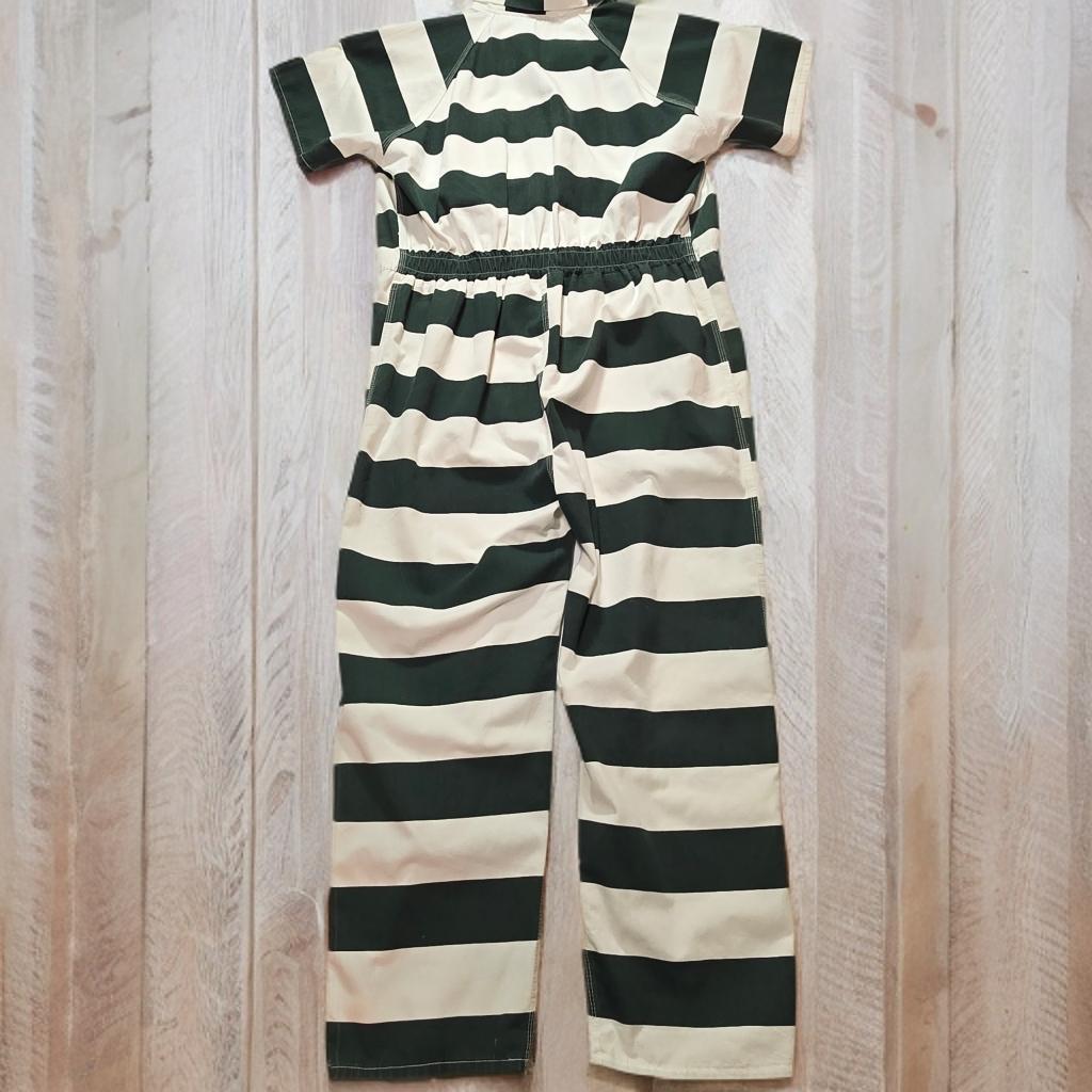 BOB BARKER 囚人服　プリズナーつなぎ　ボーダー　3XL メキシコ製