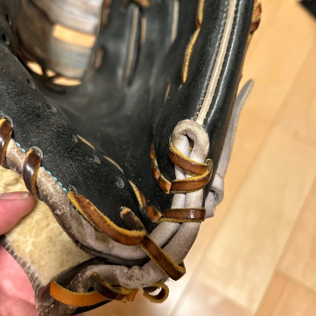 久保田スラッガー軟式野球グローブ 黒/白