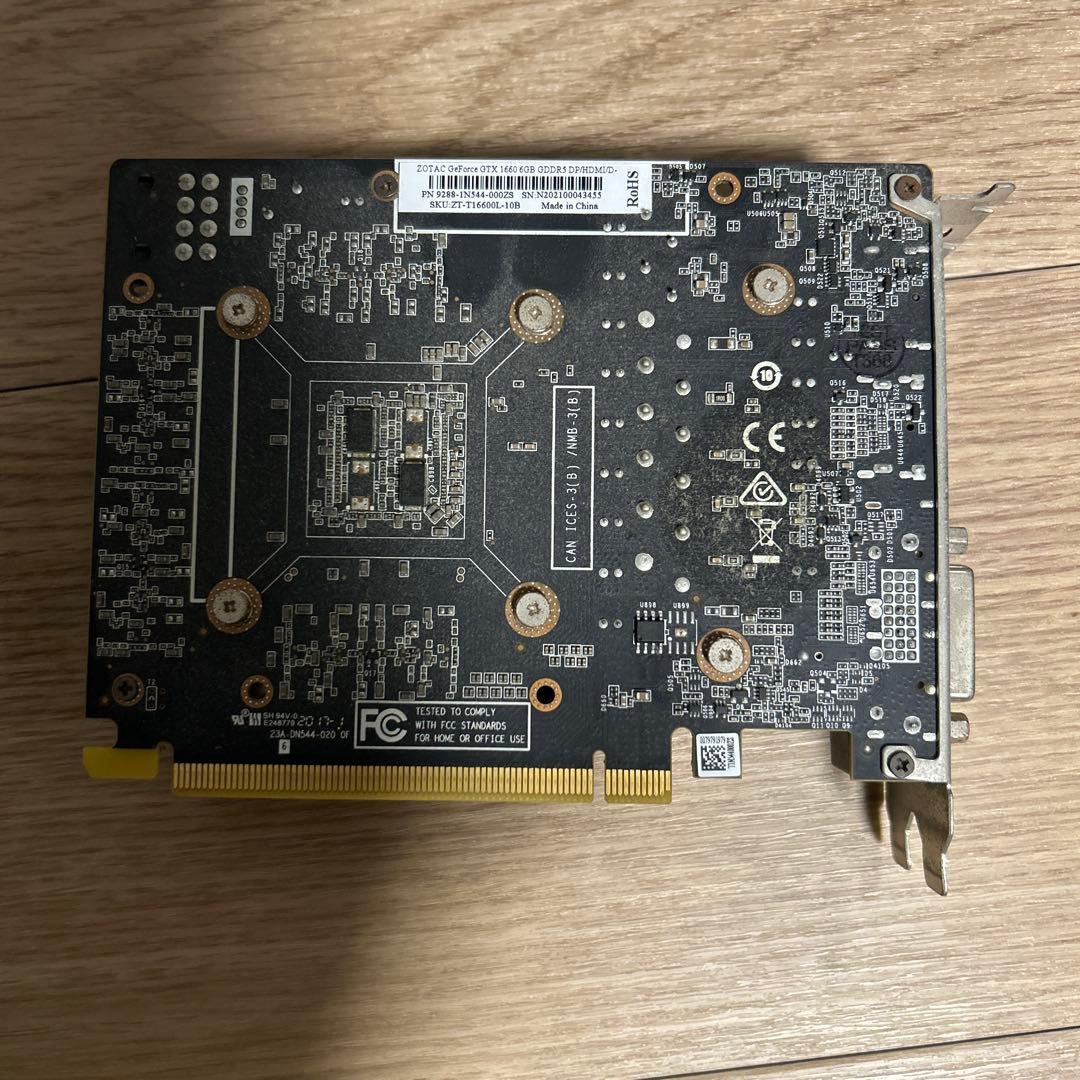 グラフィックボード・グラボ・ビデオカード Zotac Geforce GTX 1660