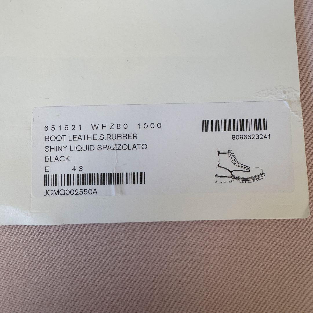 Alexander McQueen Leather Boots 43 コンバット