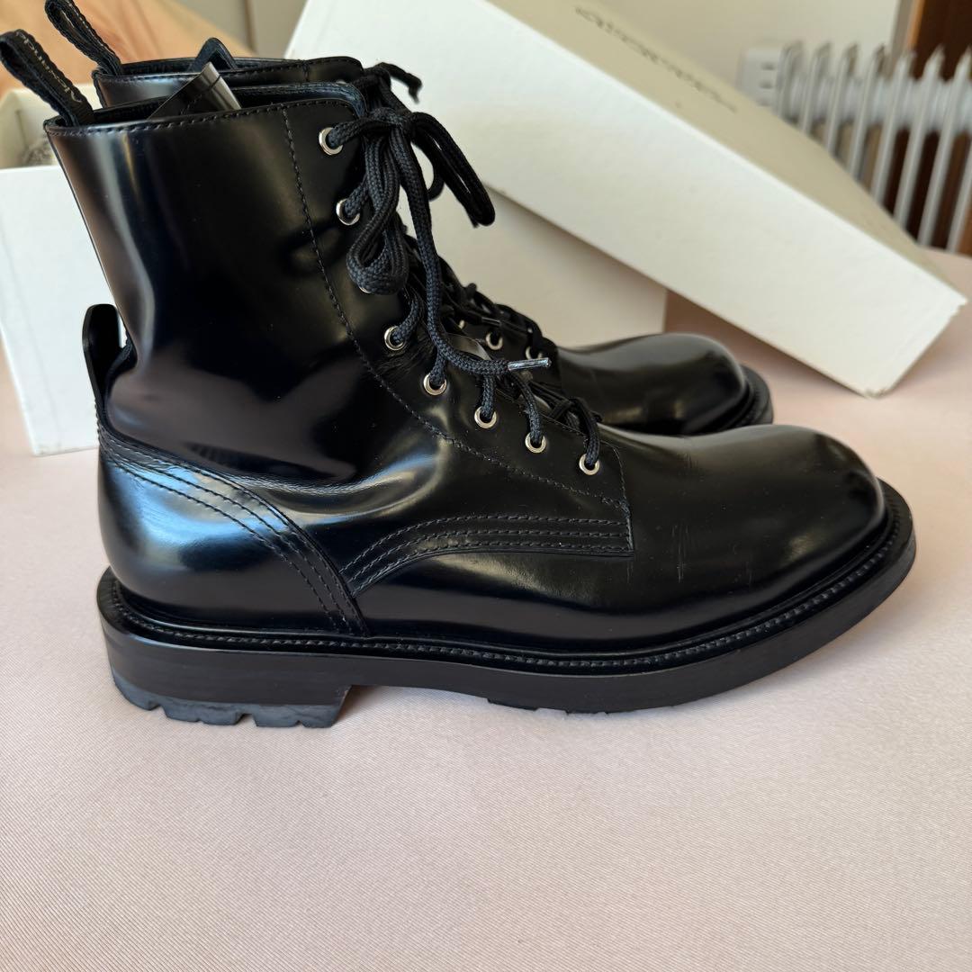Alexander McQueen Leather Boots 43 コンバット