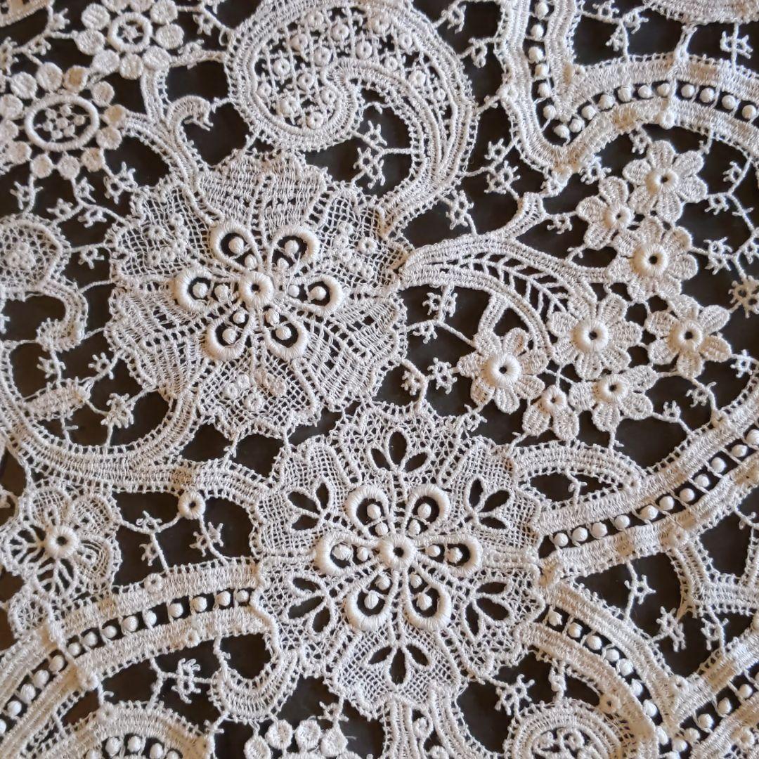 アンティークレース　襟