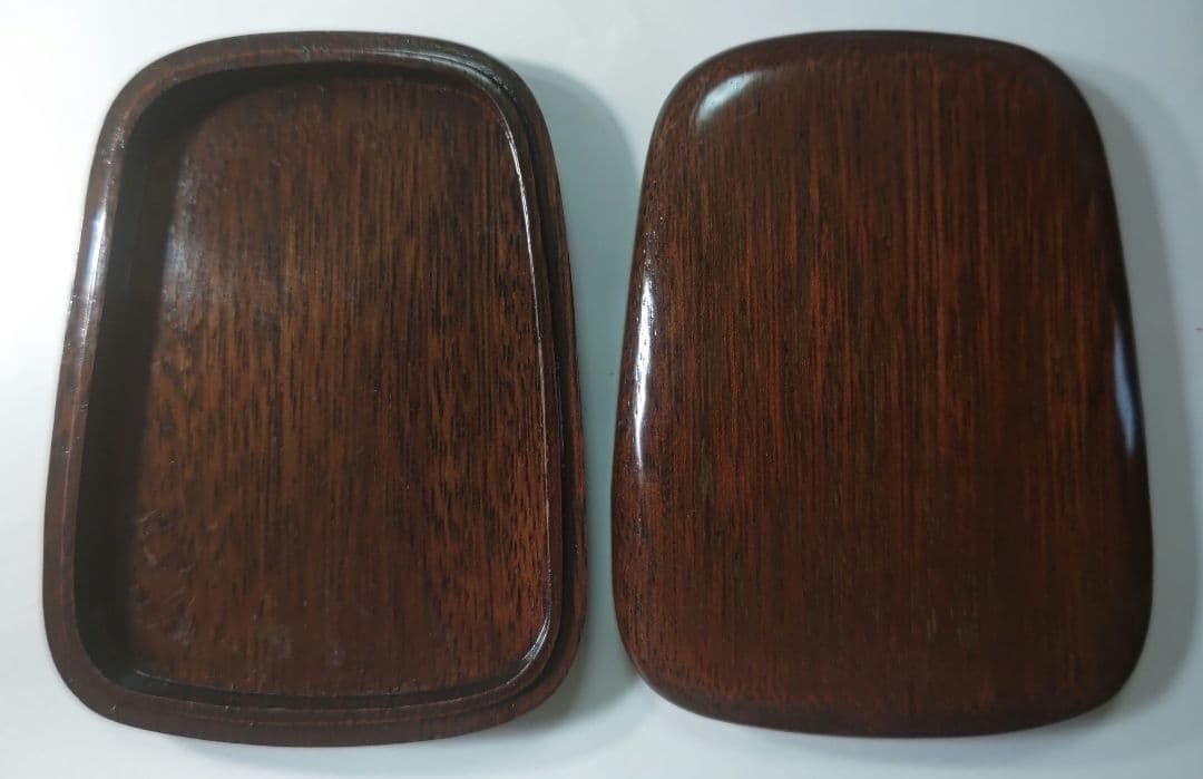 お値下げしました 端渓硯 木箱ケース付き 唐硯 硯 書道 匿名配送