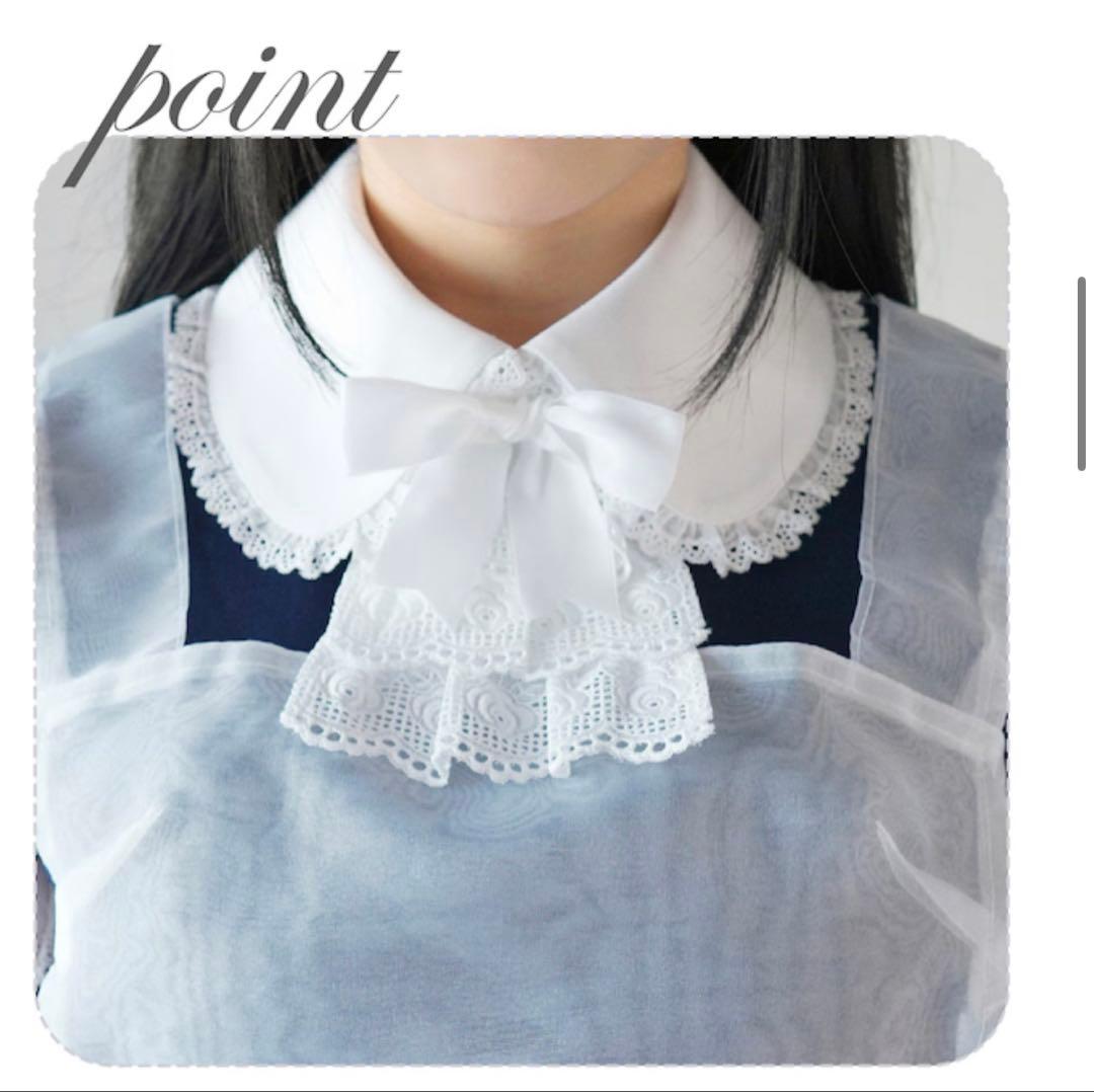 CANDY FRUIT メイド服 ネイビー M ミルクメイド