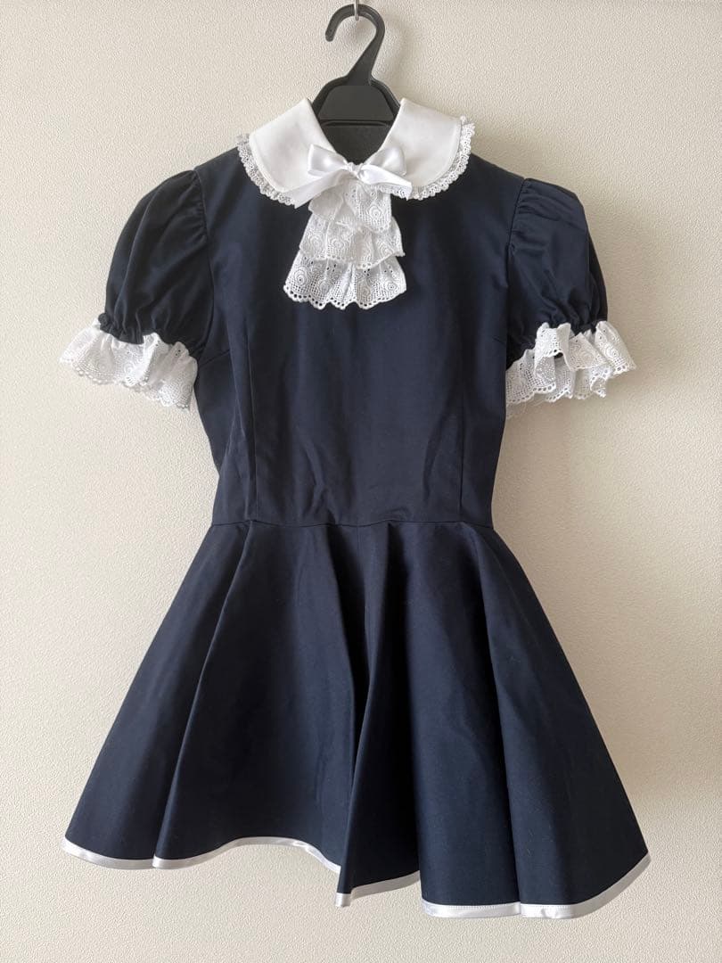 CANDY FRUIT メイド服 ネイビー M ミルクメイド