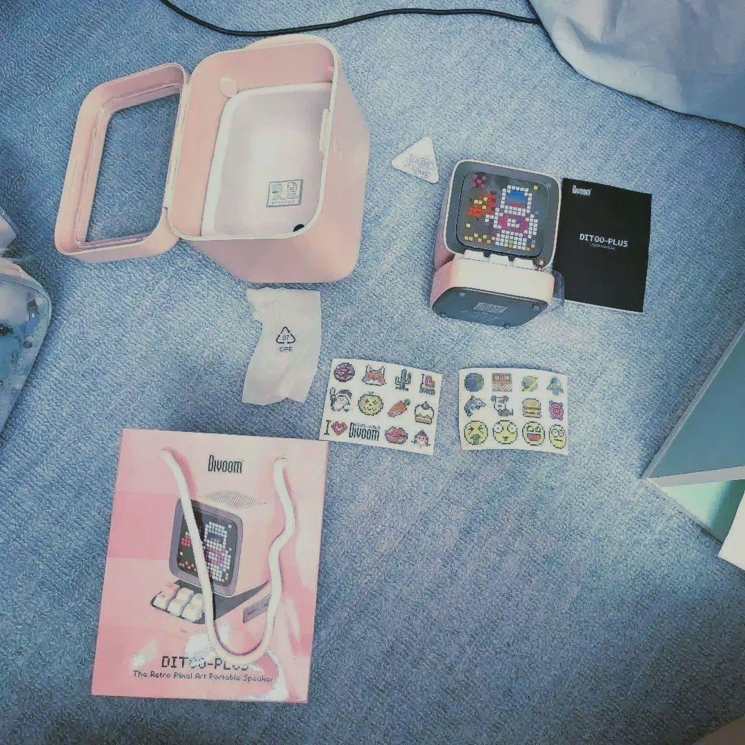 ditoo スピーカー ピンク