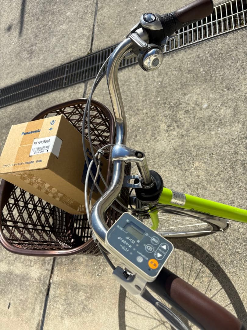 中古Panasonic電動アシスト自転車　8.9Ah新品バッテリー　大阪