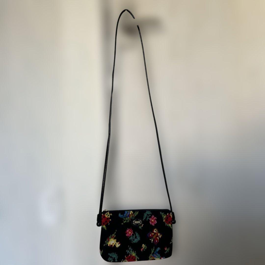 FEILER ブラック ハイジ ショルダーバッグ