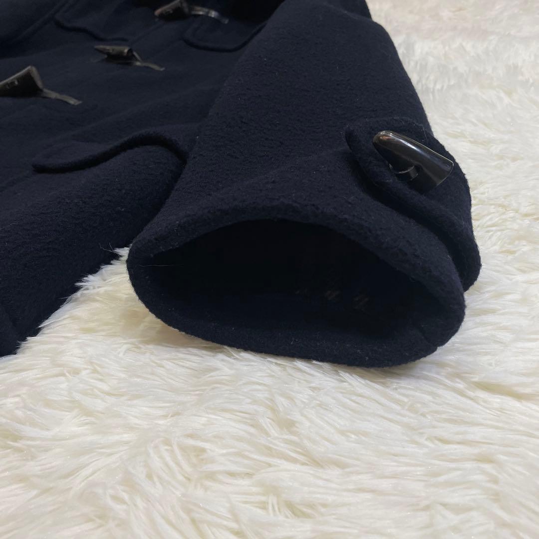 BURBERRYS ダッフルコート ネイビー ノバチェック ウール 英国製