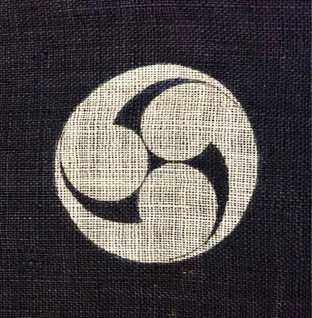 Antique Kimono 藍麻上布 武士Busi Samurai 江戸期前後