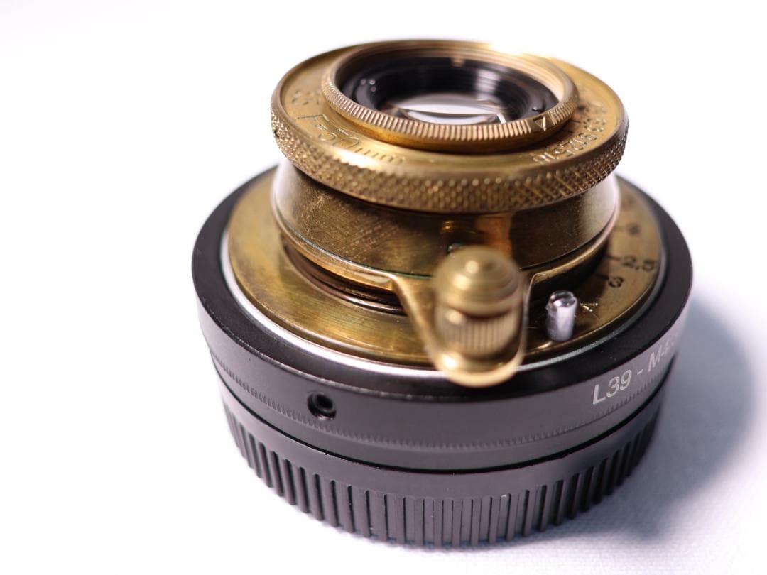 Leica Leitz Elmar 5cm 3.5　マイクロフォーサーズアダプタ
