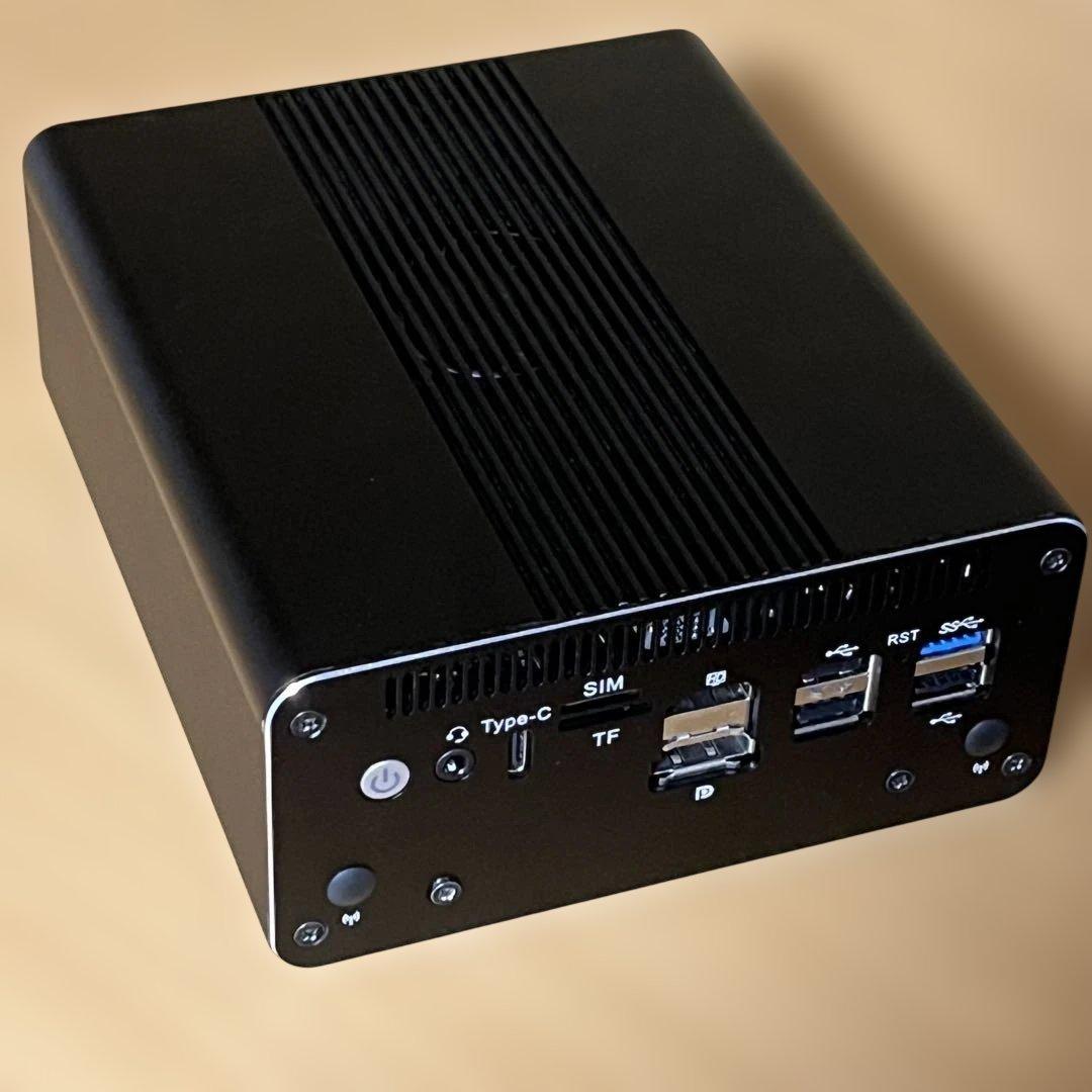 ミニPC Intel N100 2.5G/10G SFP+ NIC搭載ベアボーン