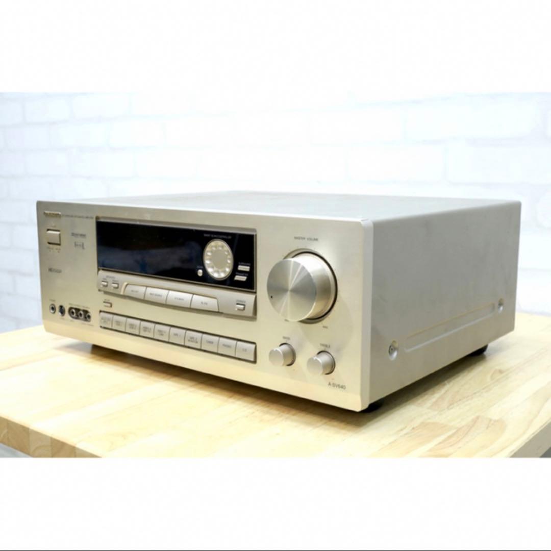 ◆ONKYO オンキョー A-SV640 AVアンプ 単体コンポ 音楽①