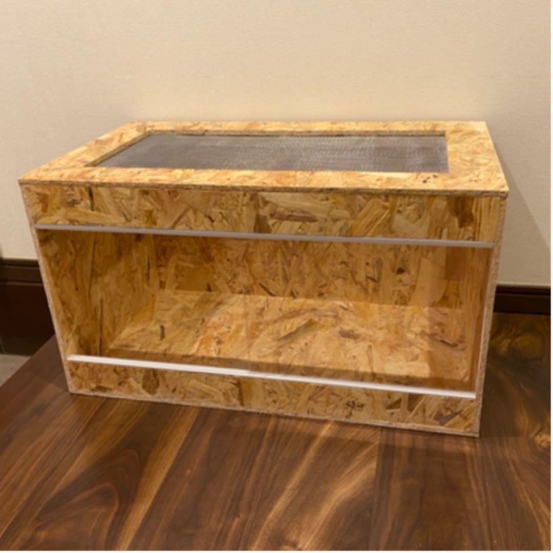 新品　木製ケージ　OSB 爬虫類　両生類　カメレオン　トカゲ　フトアゴ　カメ