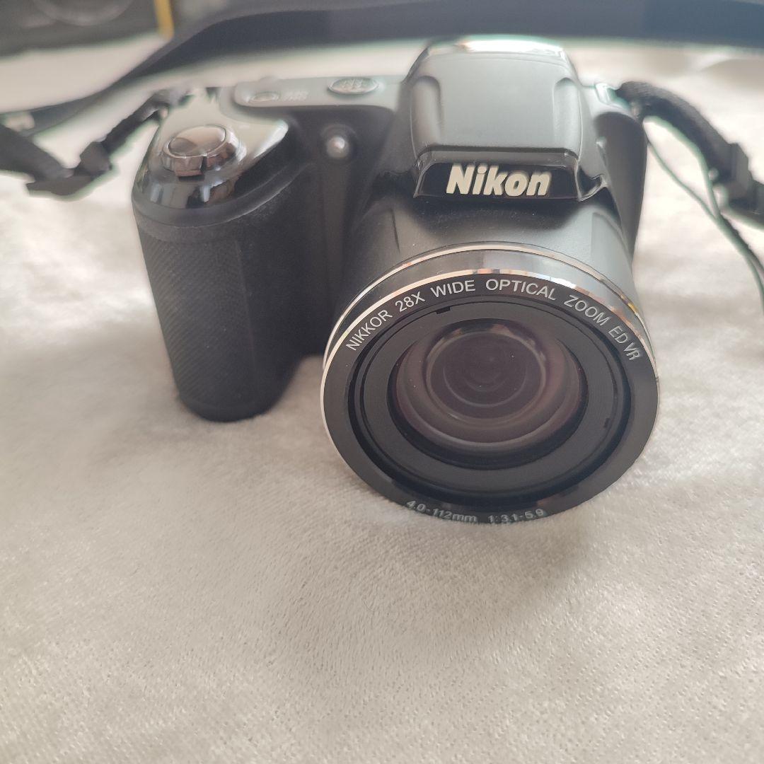 【美品】COOLPIX L340 デジカメ　箱＆アルバム付き　黒 ブラック