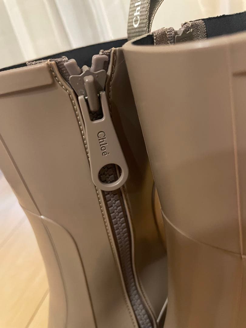 Chloe/レインブーツ/クロエブーツ/ベージュブーツ/長靴/厚底ブーツ