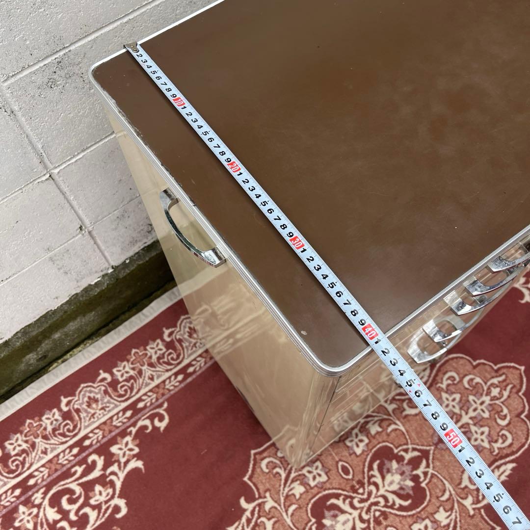 ビンテージ古家具◾️インダストリアル スチール製 デンタルキャビネット 収納棚