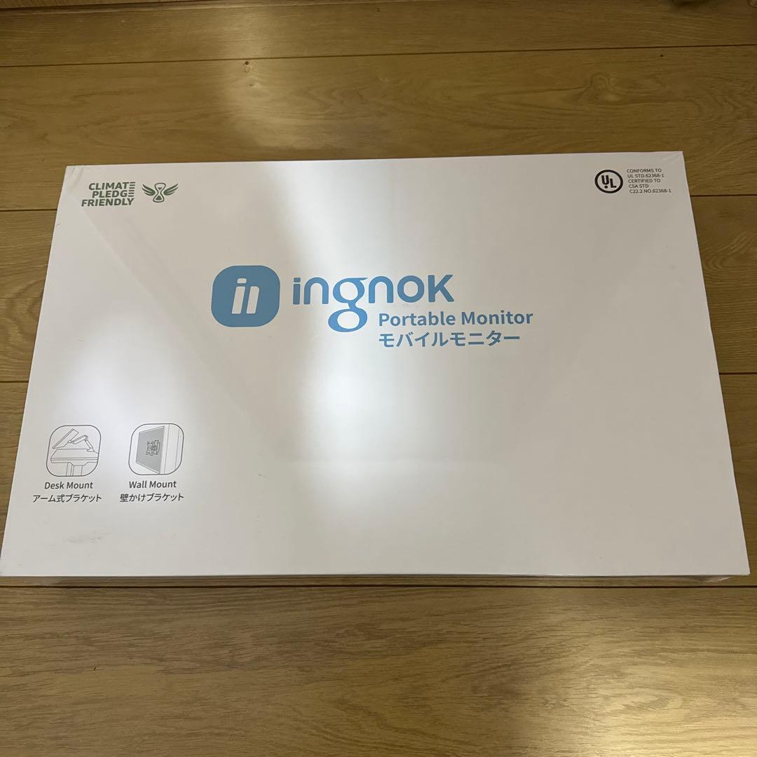 Ingknok 18.5インチFHDモバイルモニターポータブルモニター新品未使用
