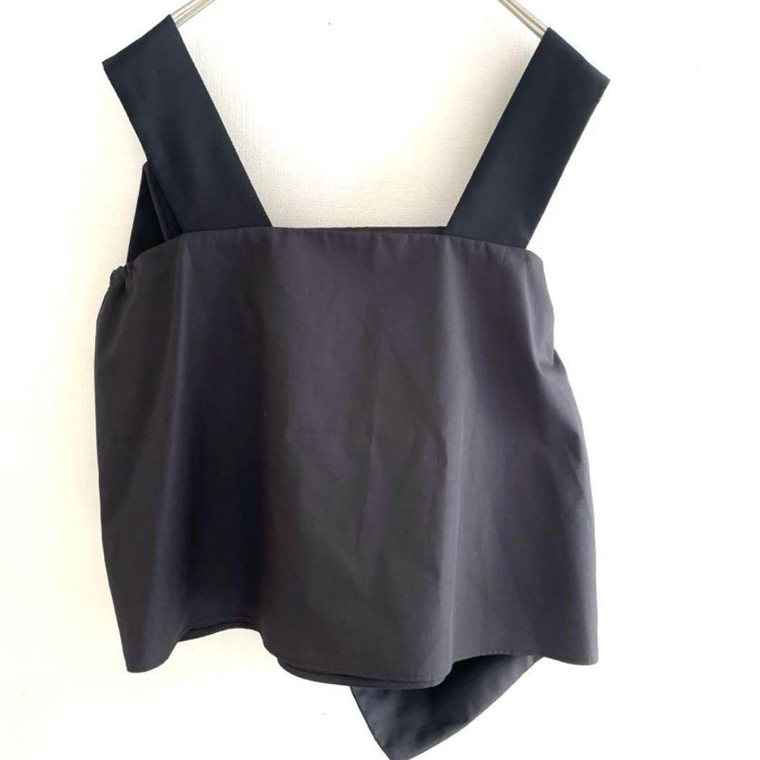 美品 gypsohila ジプソフィア クロワッサンビスチェ 黒　36