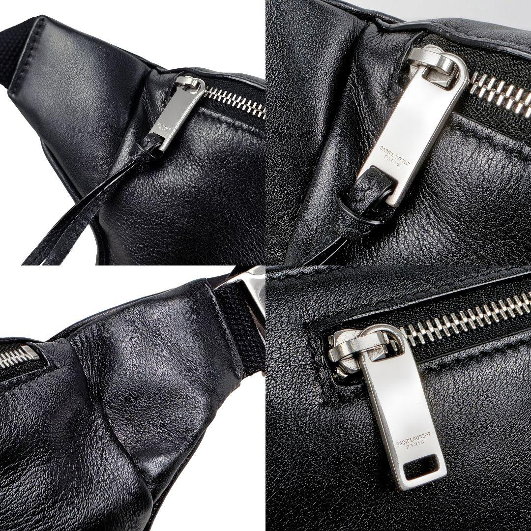 未使用 サンローラン SAINT LAURENT ボディバッグ ウエストポーチ