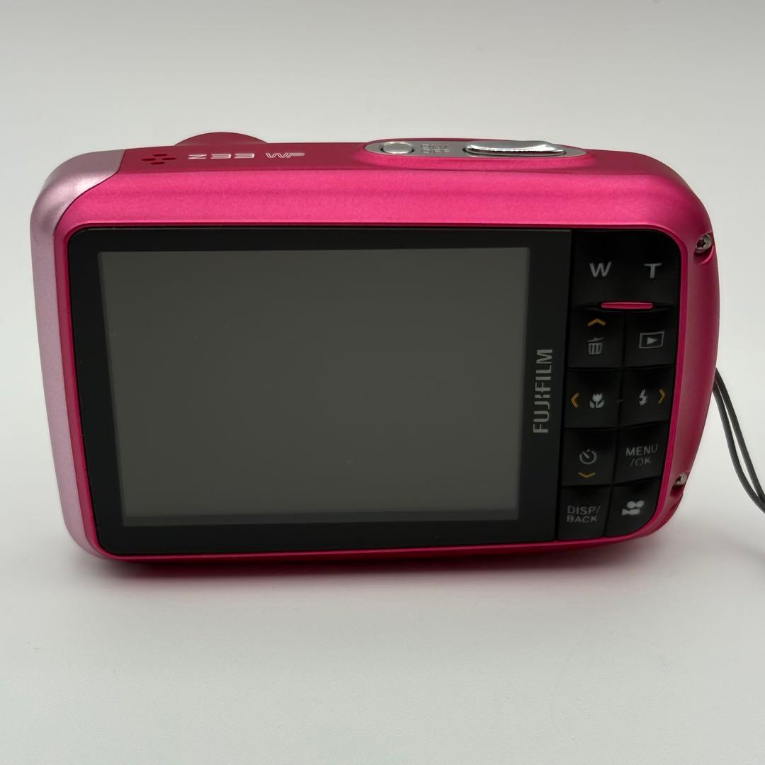 【美品】FUJIFILM 防水 FinePix Z33WP ピンク 動作品